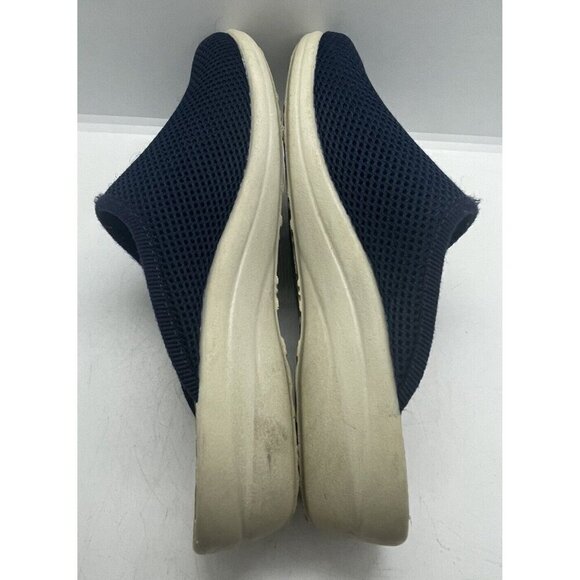 Fly Flot Mules Blue Mesh Clogs Leather Anatomic Anti Shock EU 40 Clogs Womens 9 - Picture 6 of 7